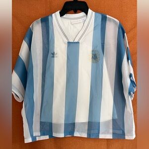 Rare Adidas Argentina Messi #10 Sheer Jersey – Size L